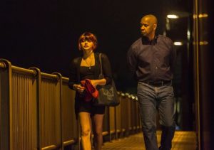 Robert McCall and Alina Image from The Equalizer