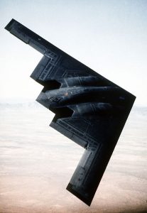 B-2 Stealth Bomber Image by Dept. of Defense, public domain